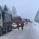 По дороге на Тверь образовалась пробка